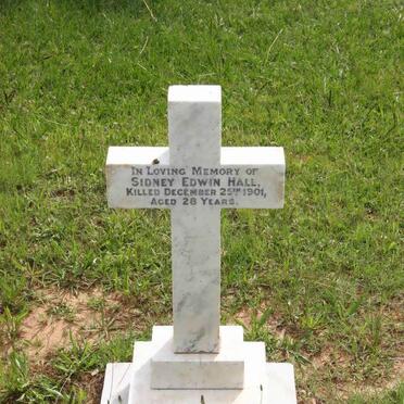 HALL Sidney Edwin -1901