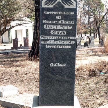 BROWN Albert Edwin -1934 &amp; Janet Patty -1942 :: BROWN Aubrey Fuller -1928