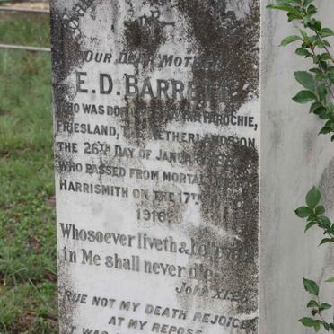 BARRETT E.D. 1887-1916