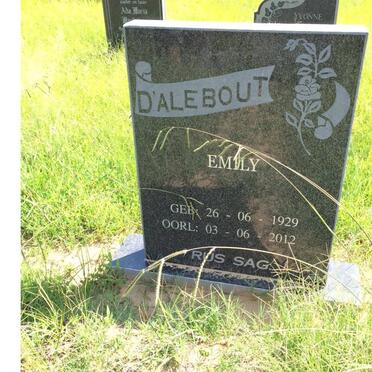 D'ALEBOUT Emily 1929-2012