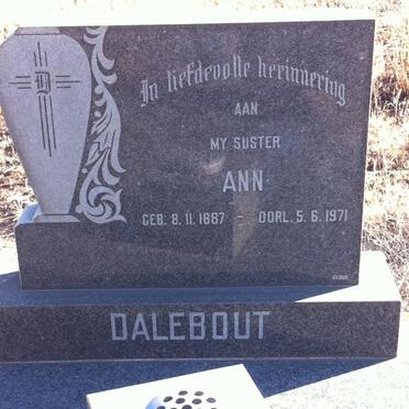 DALEBOUT Ann 1887-1971