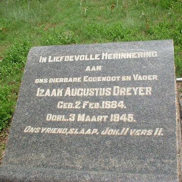 DREYER Izaak Augustus 1884-1945 