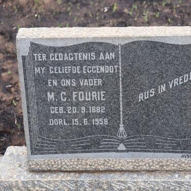 FOURIE M.C. 1882-1958