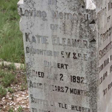 GILBERT Katie Eleanor -1892
