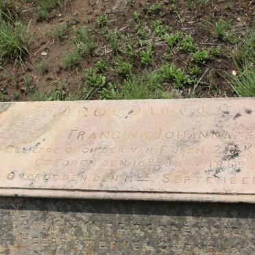 KRUGER Francina Johanna 1869-1883