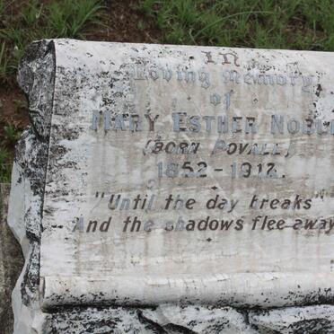 NOBLE Mary Esther born POVALL 1852-1912