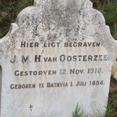 OOSTERZEE J.M.H., van 1884-1918