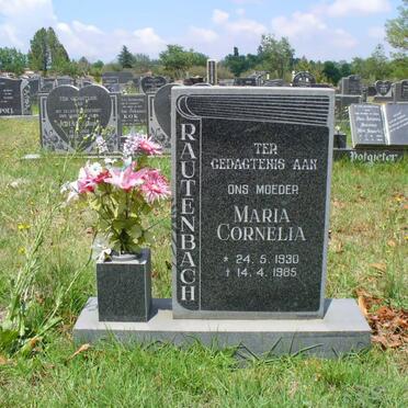 RAUTENBACH Maria Cornelia 1930-1985