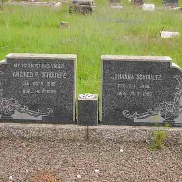 SCHOULTZ Andries P. 1885-1959 &amp; Johanna 1889-1983