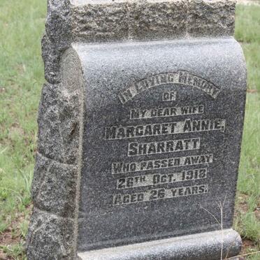 SHARRATT Margaret Annie -1918