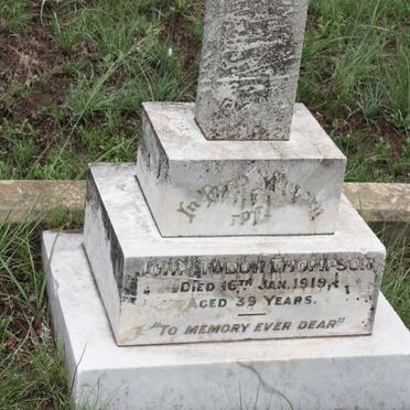 THOMPSON John Tudor -1919