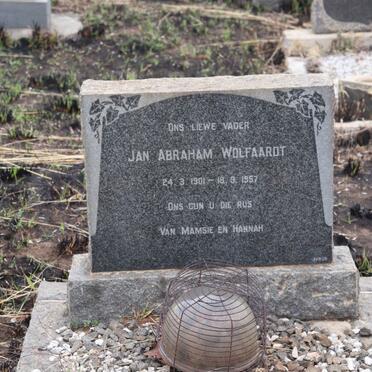 WOLFAARDT Jan Abraham 1901-1957