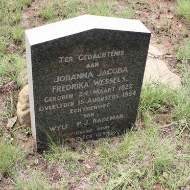WESSELS Johanna Jacoba Fredrika 1822-1854