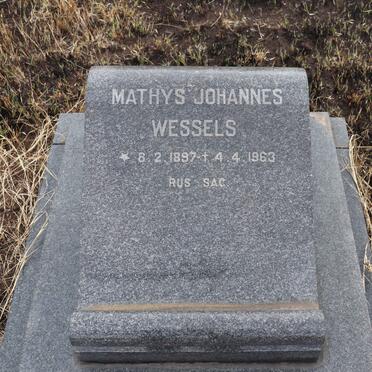 WESSELS Mathys Johannes 1897-1963