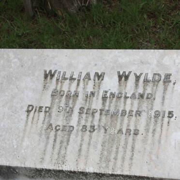 WYLDE William -1915