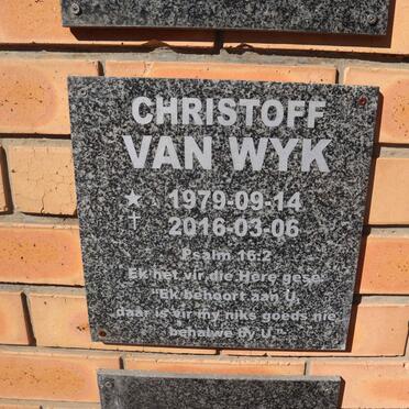 WYK Christoff, van 1979-2016