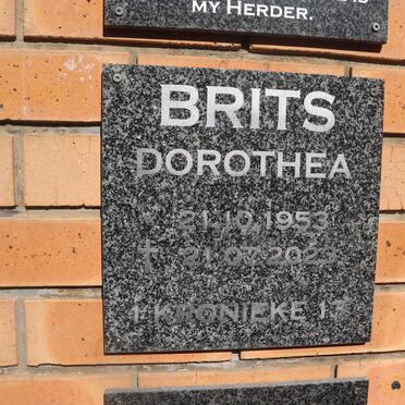 BRITS Dorothea 1953-2023