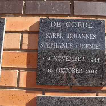 GOEDE Sarel Johannes Stephanus, de 1944-2014