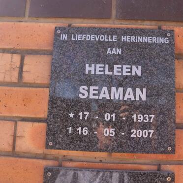 SEAMAN Heleen 1937-2007