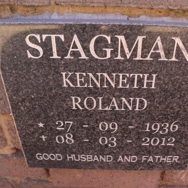 STAGMAN Kenneth Roland 1936-2012