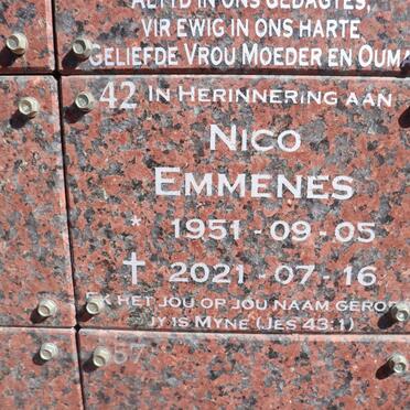 EMMENES Nico 1951-2021