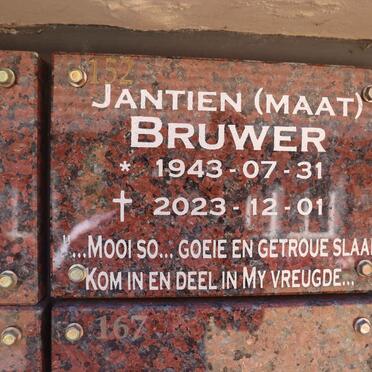 BRUWER Jantien 1943-2023