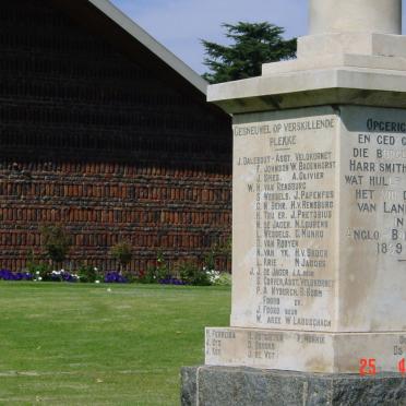 Free State, HARRISMITH, NG Kerk, Kommando Monument