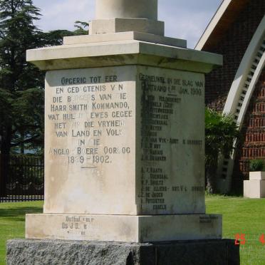 3. Plaque for soldiers who died &quot;In die slag van Platrand&quot; Januarie 1900