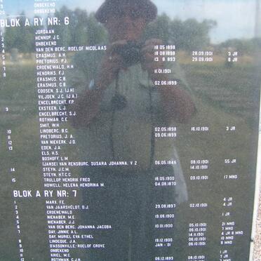 11. Blok A ry no.'s 6 &amp; 7