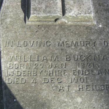 BUCKNALL William 1821-1901