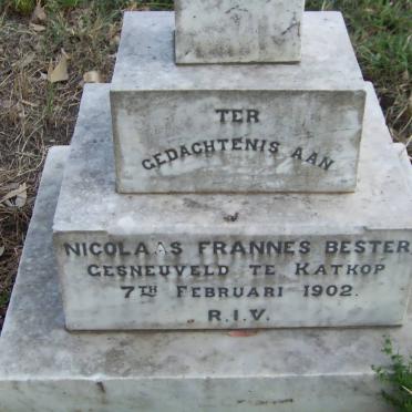 BESTER Nicolaas Frannes 1863-1902