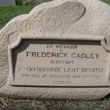 CADLEY Frederick -1901