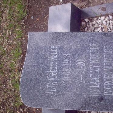 ? Alta nee NAUDE 1948-2000