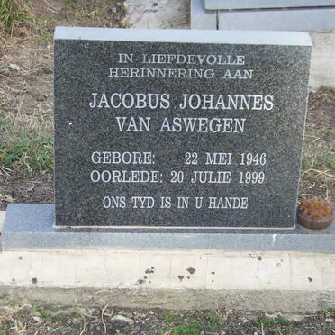 ASWEGEN Jacobus Johannes, van 1946-1999