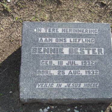 BESTER Bennie 1932-1932