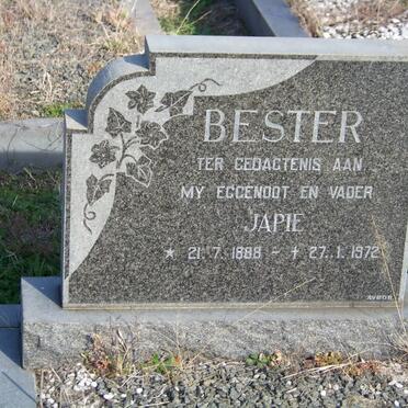 BESTER Japie 1888-1972