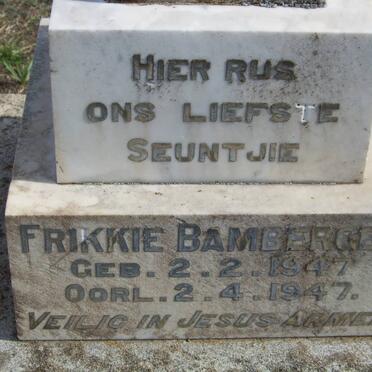 BAMBERGER Frikkie 1947-1947