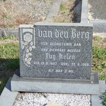 BERG Ivy Helen, van den 1887-1969