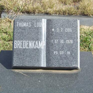 BREDENKAMP Thomas Louw 1906-1978