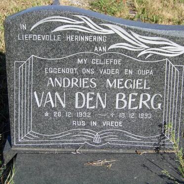 BERG Andries Megiel, van den 1932-1993