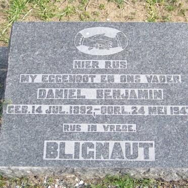 BLIGNAUT Daniel Benjamin 1892-1947