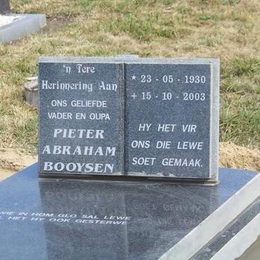 BOOYSEN Pieter Abraham 1930-2003