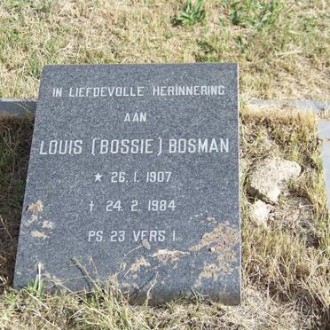 BOSMAN Louis 1907-1984