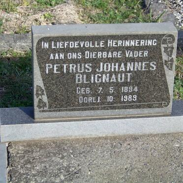 BLIGNAUT Petrus Johannes 1894-1989