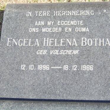 BOTHA Engela Helena nee VOLSCHENK 1896-1966