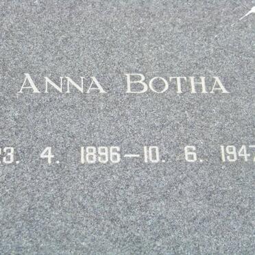 BOTHA Anna 1896-1947