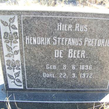 BEER Hendrik Stefanus Pretorius, de 1896-1972