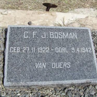 BOSMAN C.F.J. 1922-1942