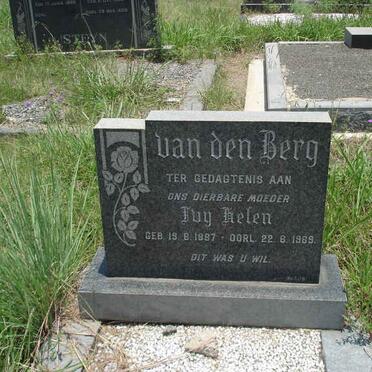 BERG Joy Helen, van den 1887-1969