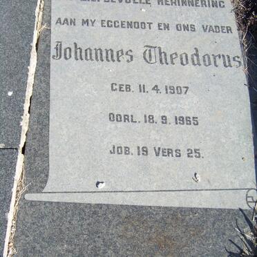 BOTHA Johannes Theodorus 1907-1965